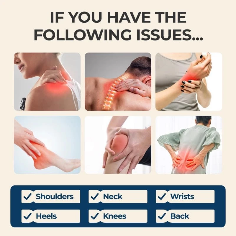 Natural Joint Soothing Patches for Shoulder, Arm and Knee Pain - 4-Pack