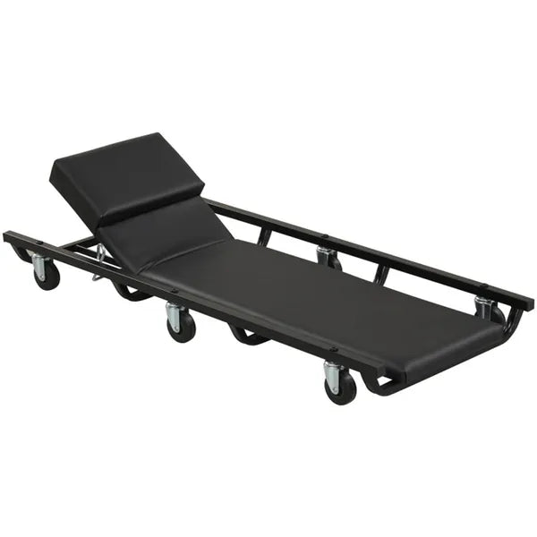 Adjustable Mechanic Rolling Creeper with Padded Cushion