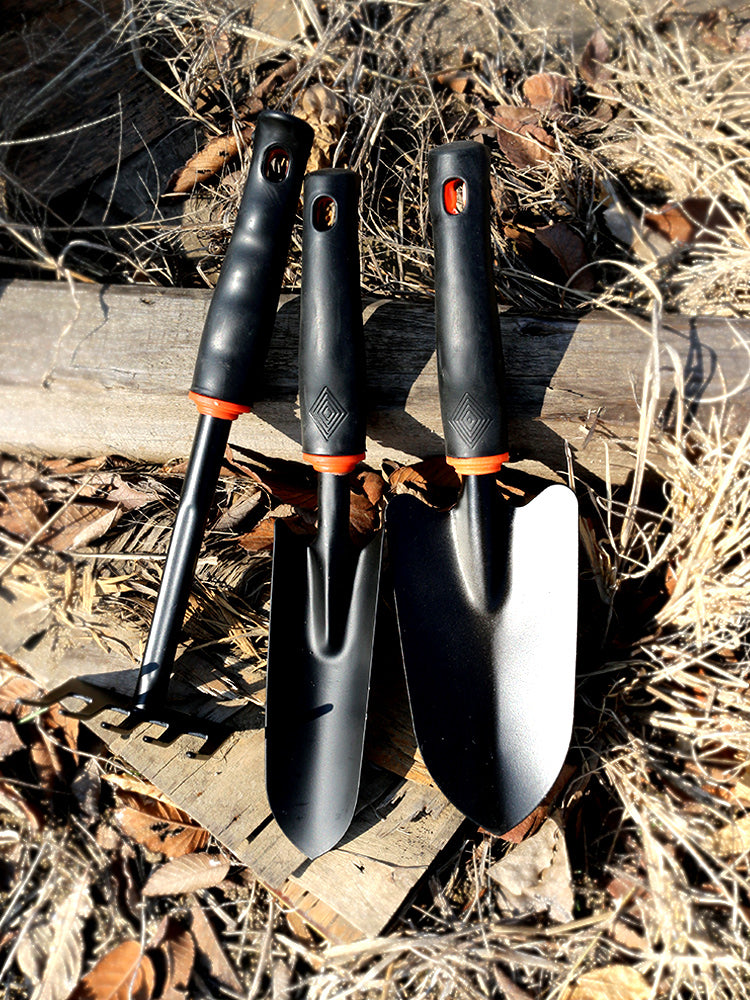 Thickened Gardening Tool Set for Planting Flowers & Vegetables - Durable Iron & Plastic Handles