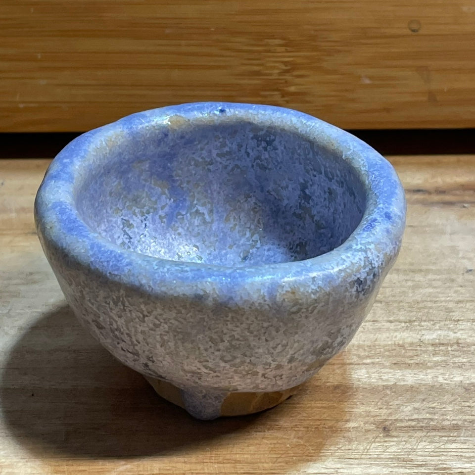 Ice Cracked Tea Cup Set - Small Japanese Style Pottery Drinkware with Variations