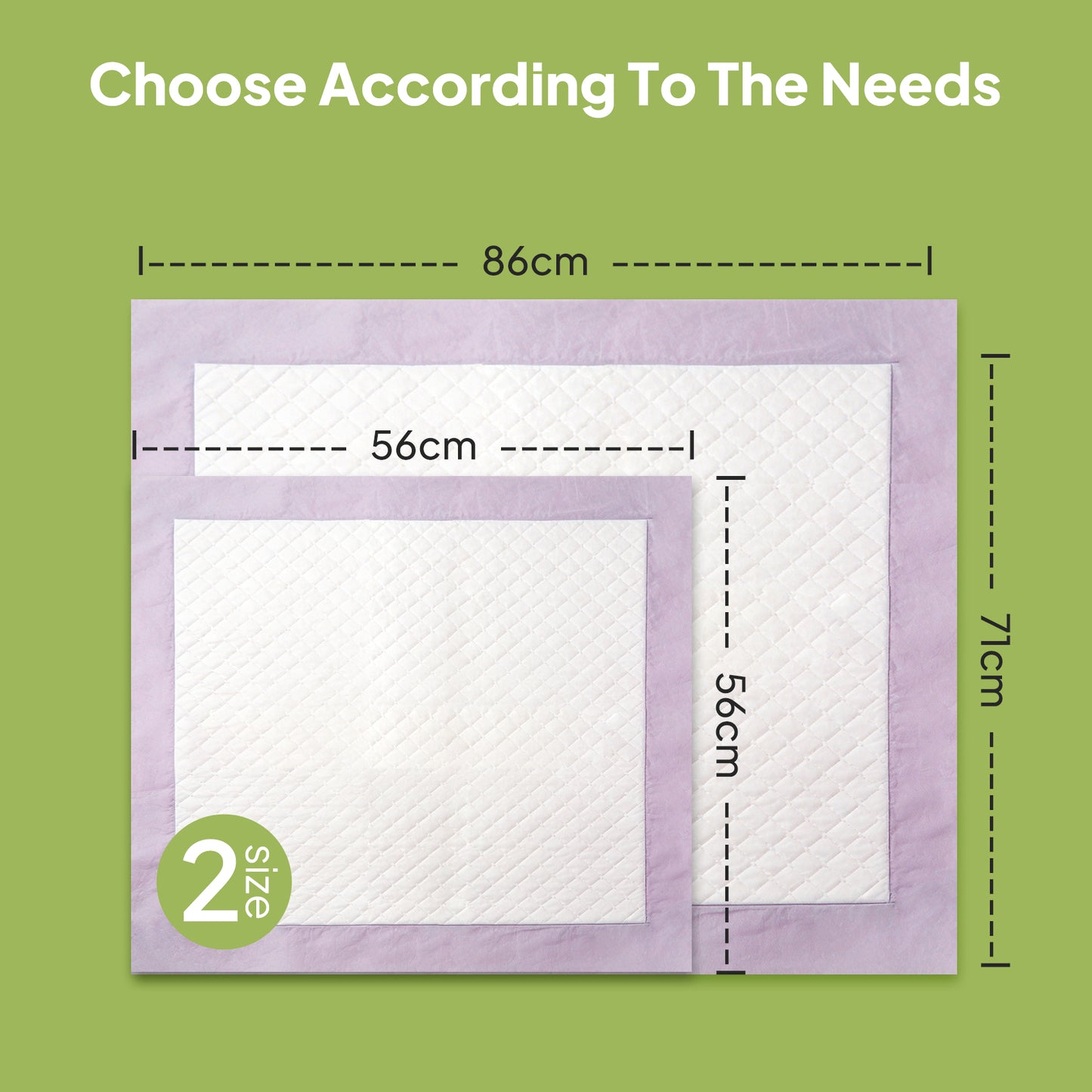 Lavender Scented Disposable Pet Training Pads - Leak-Proof Absorbent Dog Pee Pads