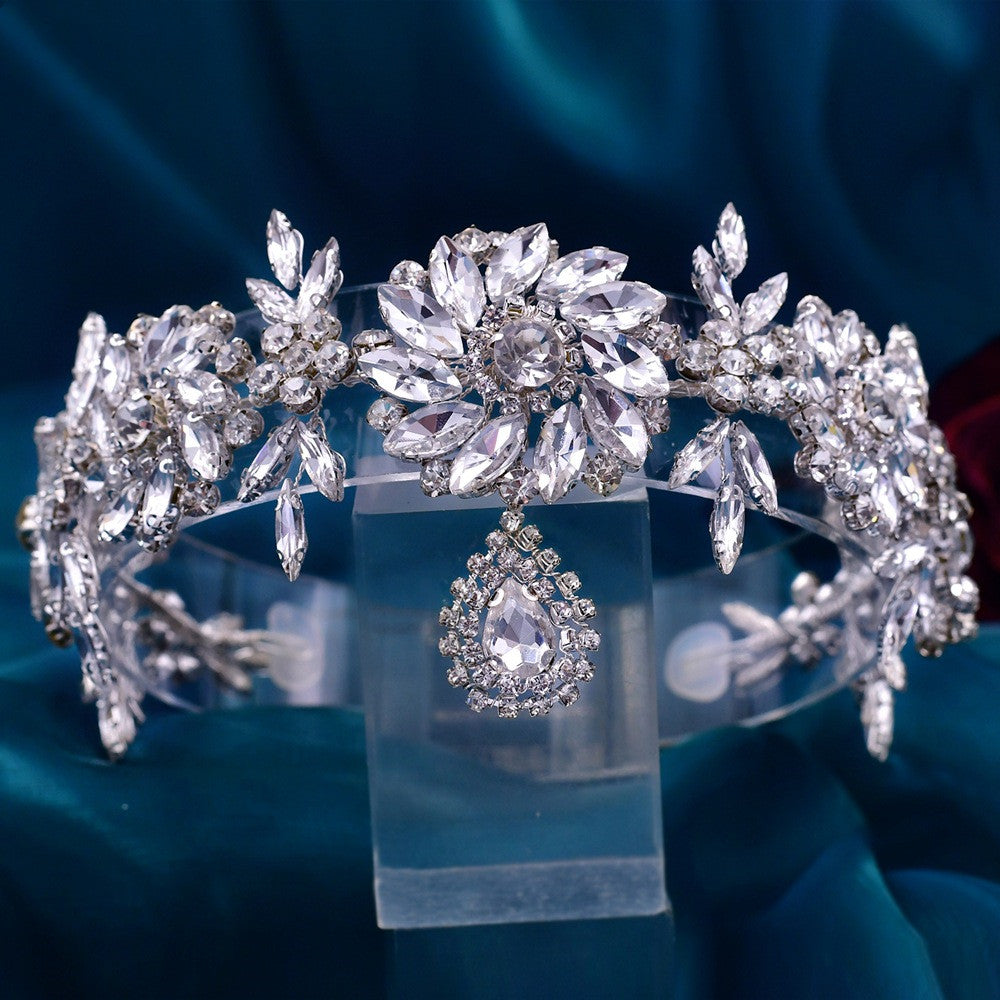 Rhinestone Flower Bridal Headband