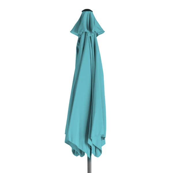 9ft Patio Umbrella - Sky Blue Outdoor Market Umbrella with Tilt & Crank