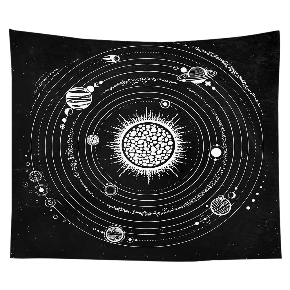 Abstract Art Wall Tapestry for Home Decor - Wind Pattern Fabric Hanging