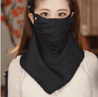 Sun Protective Face Mask Women's Breathable Lace