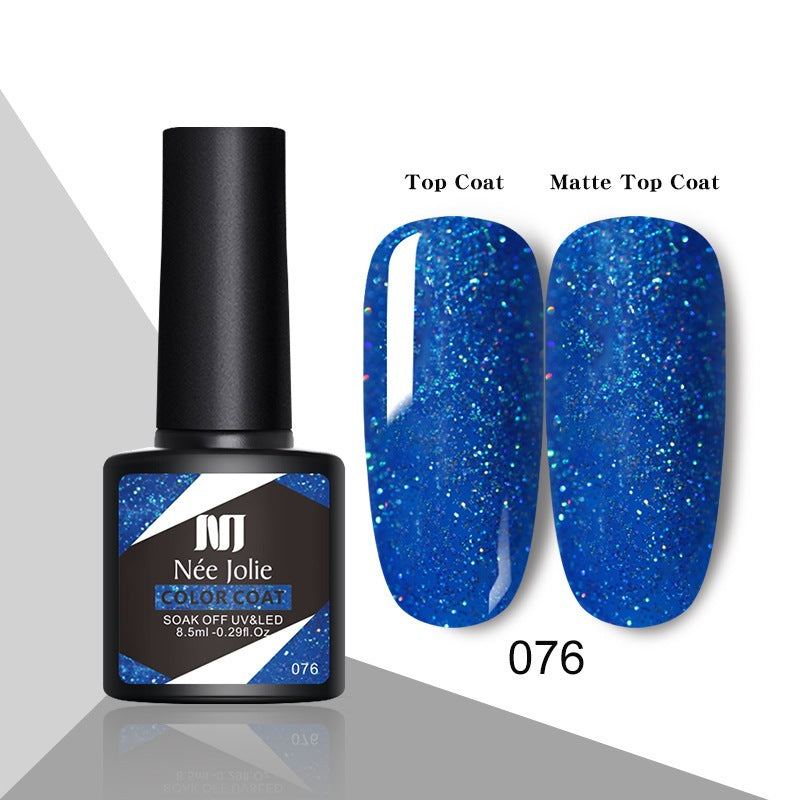 Reflective Gel Nail Polish Set - Christmas Red UV-LED Safe Long-Lasting