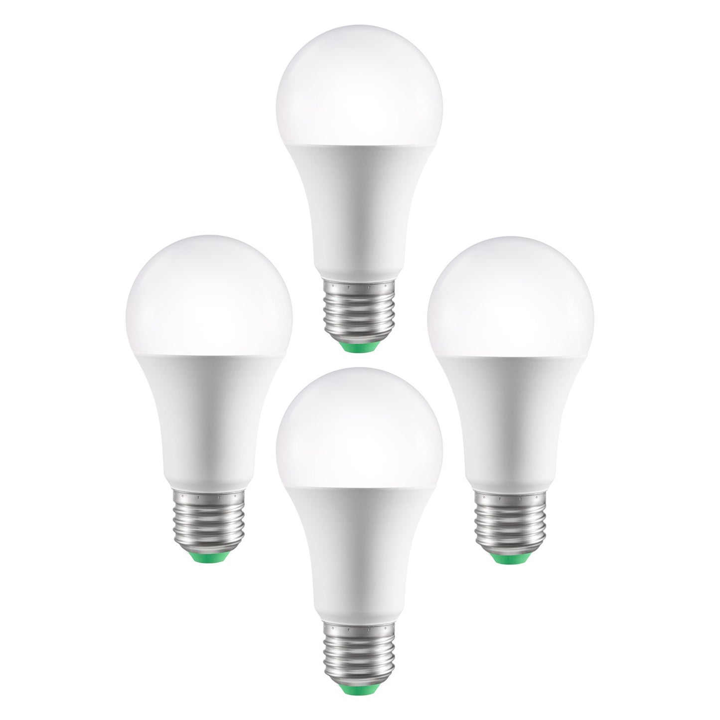 Smart LED Light Bulbs 4-Pack - 9W Multicolor RGB, 800 Lumens