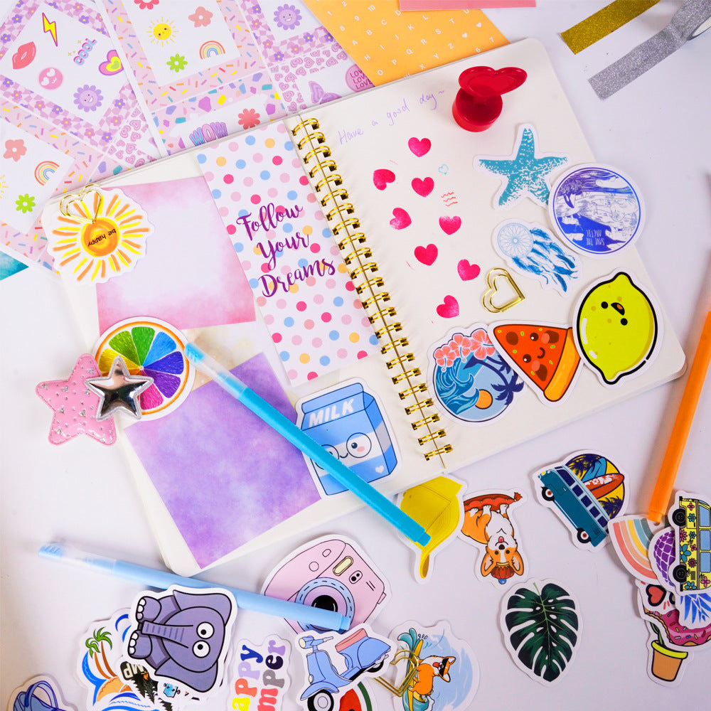 Children's Scrapbook Gift Set with Notebooks Stickers & Accessories