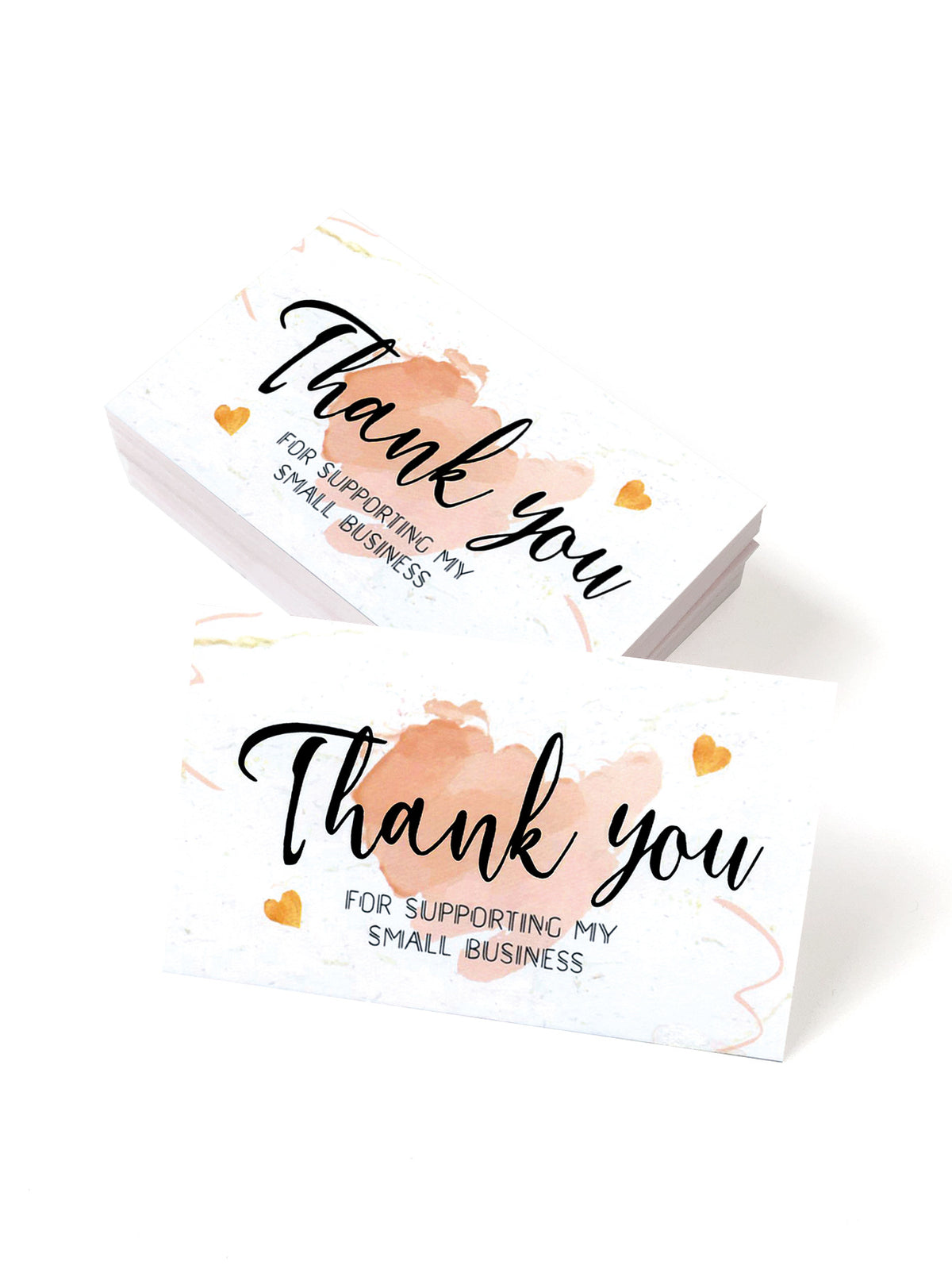 Thank You Greeting Cards Set for Weddings Parties & Holidays - 50 Pack