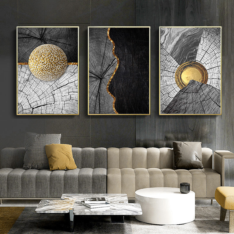 Abstract Geometric Canvas Wall Art Set - Modern Home Decor