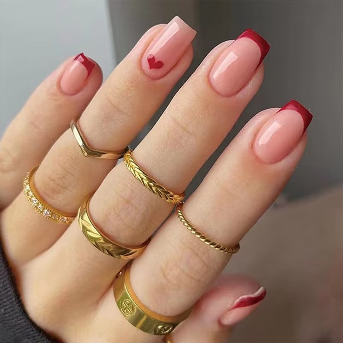 European, American & French Style Fake Nail Patch Set for Nail Art