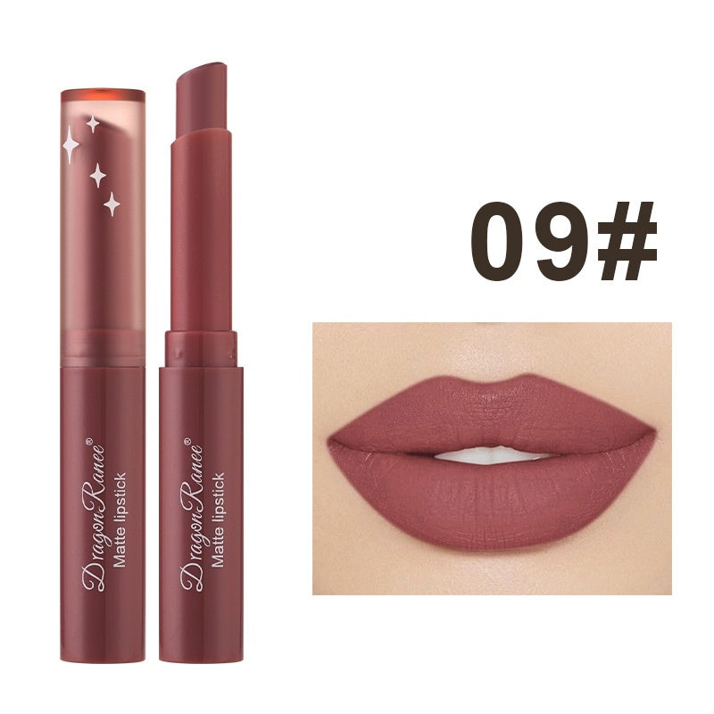 Matte Finish Lipstick Lip Balm Pen - Nude, Brown, Oblique Mouth Shades