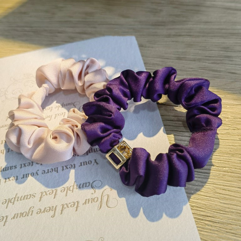 Purple Hair Ring - Japanese Korean Style Elastic Band