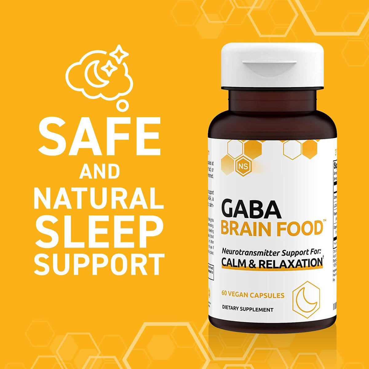 GABA Supplement 60 Vegetarian Capsules