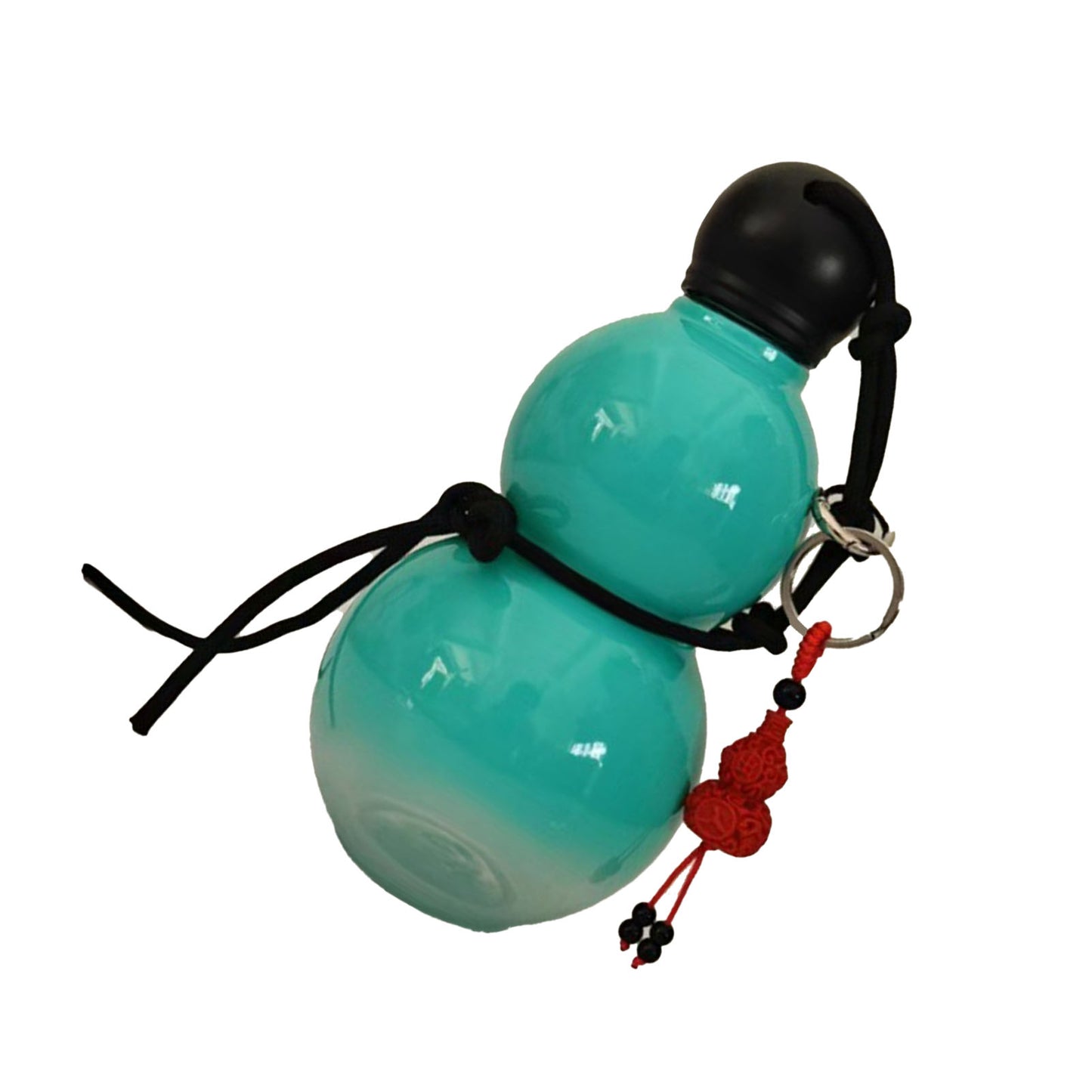 Gourd Style Insulated Water Bottle - 800ml Portable Light Blue