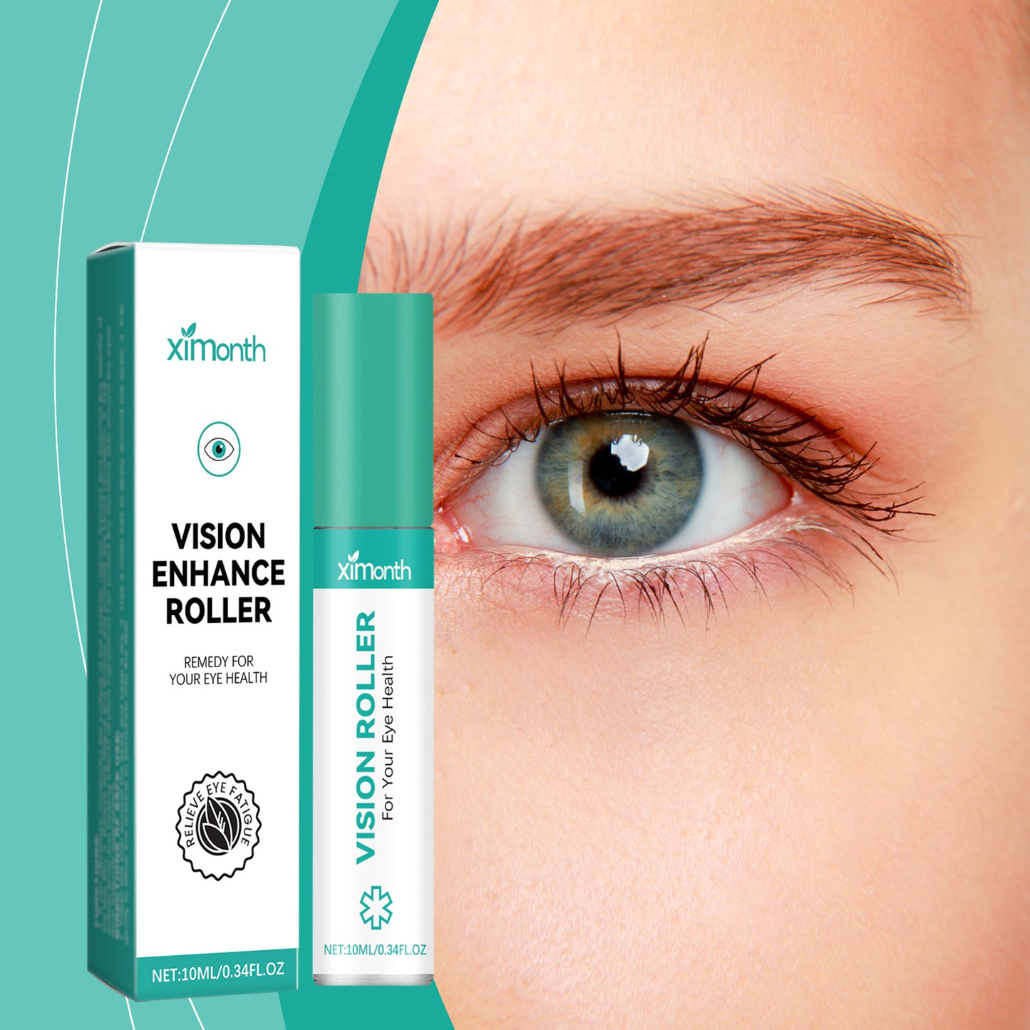 Soothing Eye Care Roller with Hyaluronic Acid - 10ml