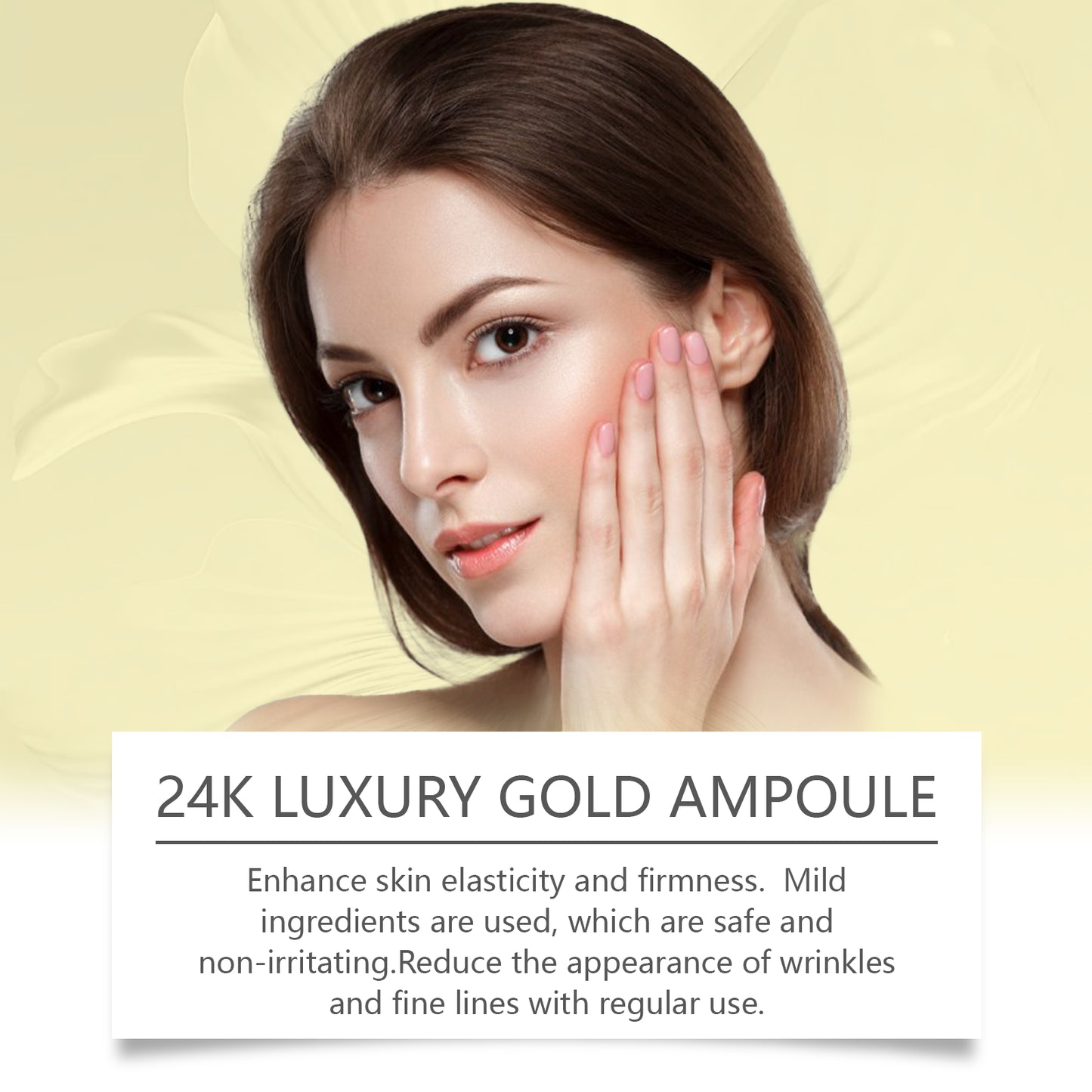 24K Gold Hyaluronic Acid Facial Essence - Anti-Aging Moisturizing Serum 30ml