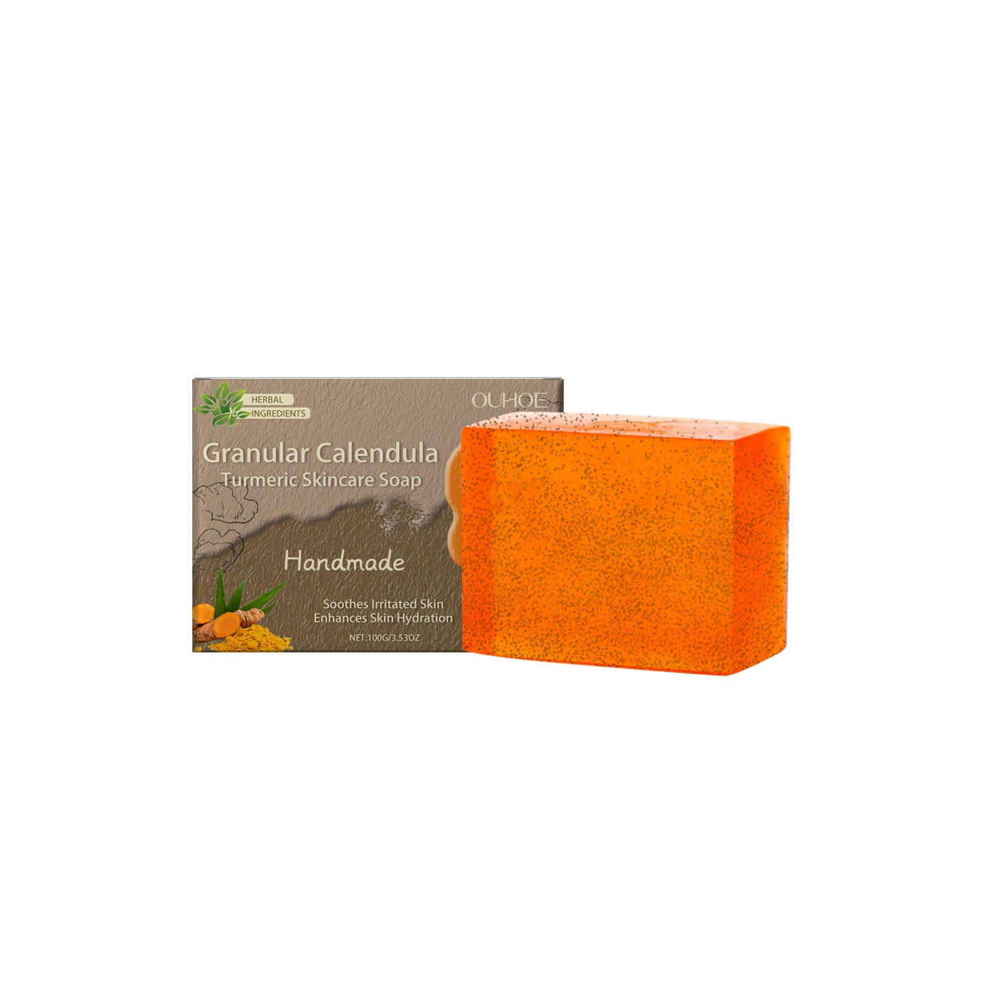 Calendula Turmeric Body Soap - Deep Pore Cleansing & Moisturizing Bar