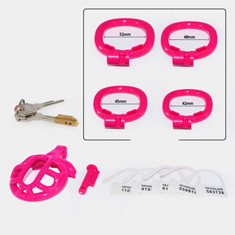 Men's Turtle-Shaped Resin Chastity Lock with Multiple Color Options