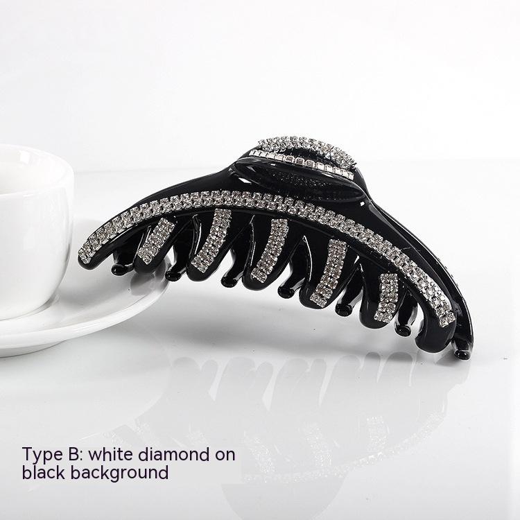 Rhinestone Hair Claw Clip - Handmade