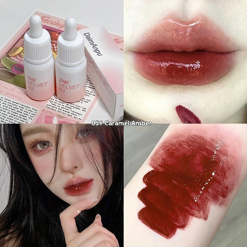 Moisturizing Lip Lacquer Set - Full Lips Non-Fading Color 3.5g