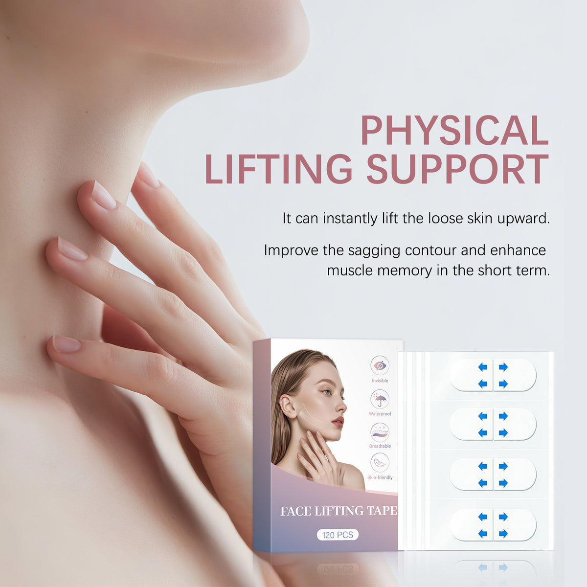V-Face Lifting Stickers - 120 Pack