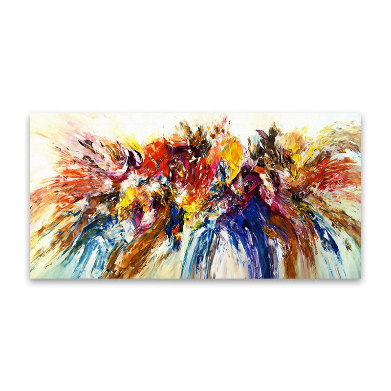 Custom Inkjet Canvas Painting with Framed Triptych Wall Art