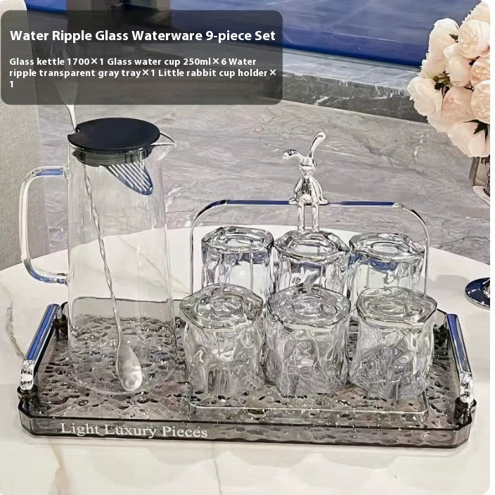 Large Capacity Water Bottle Set with Kettles and Cups for Home & Living
