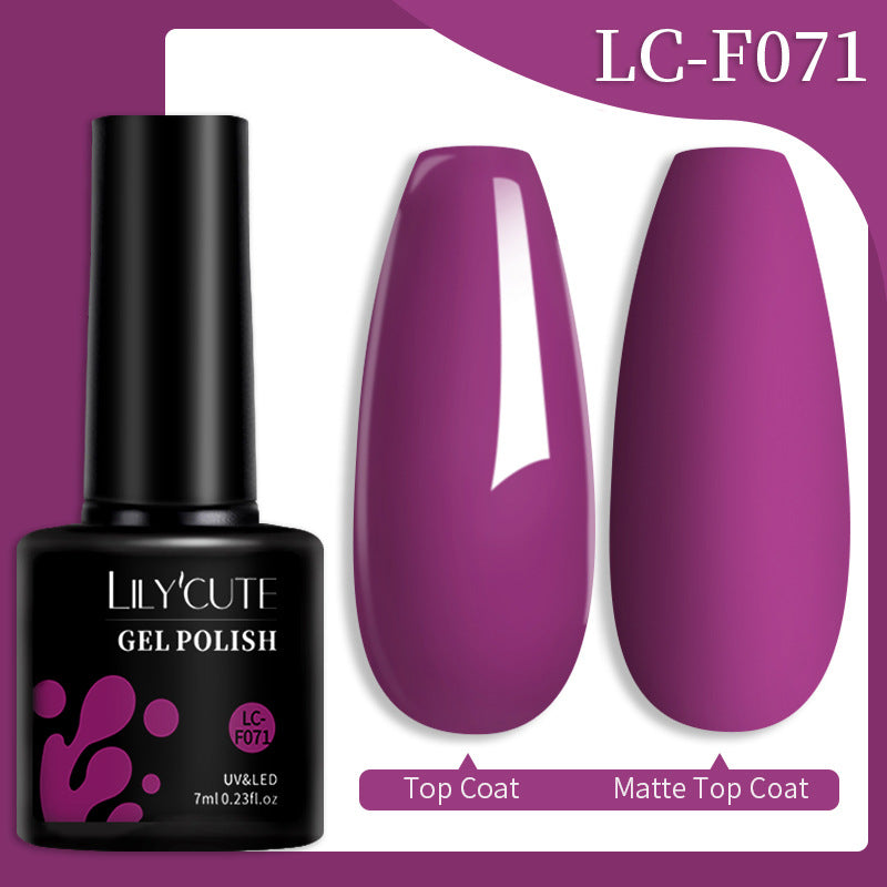 Colored Glitter Nail Glue Set for Nail Art - Waterproof & Non-Flushing