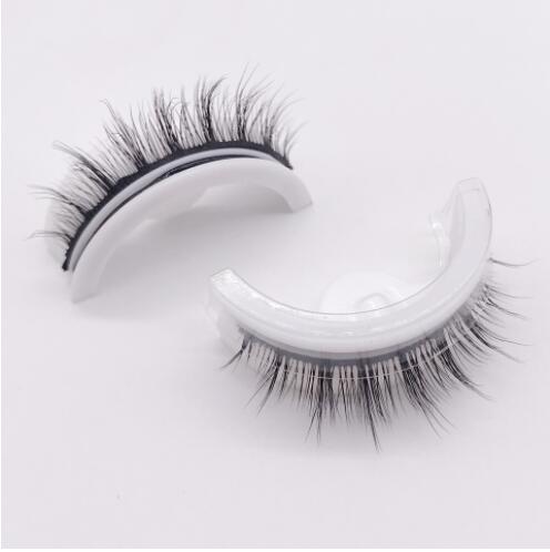 Self Adhesive False Eyelashes Reusable No Glue Natural & Long Styles