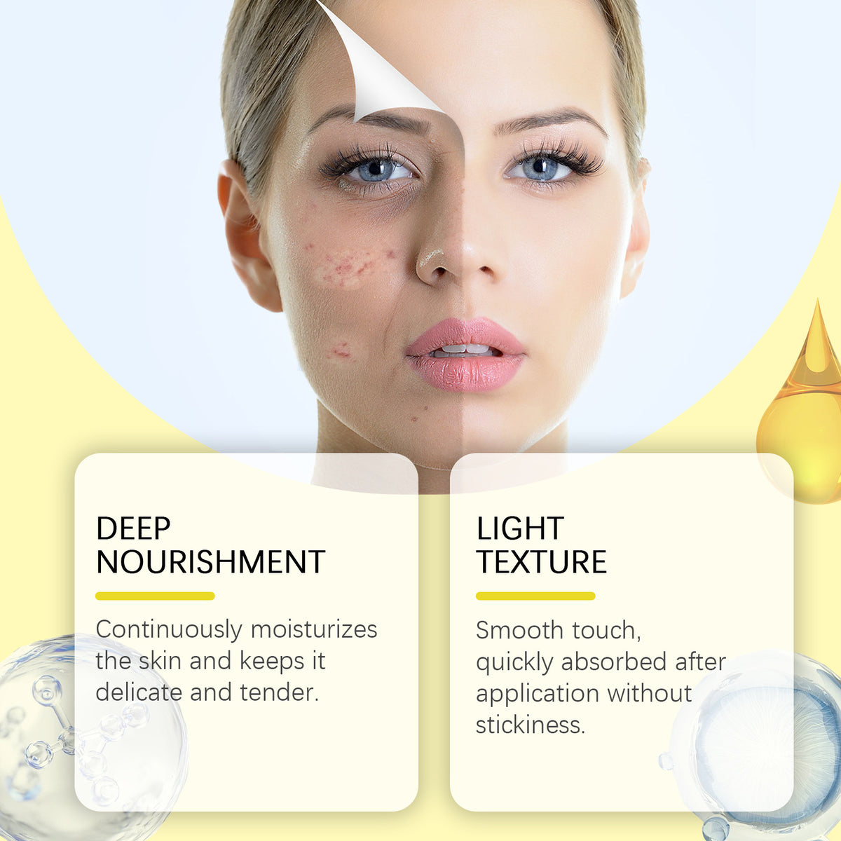 Ceramide Moisturizing Face Cream - Nourishing Hydrating Skin Care 50g
