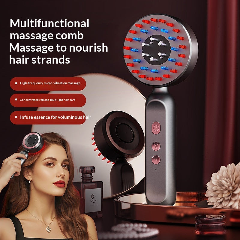 Electric Scalp Massage Comb – 3-Speed Hair Growth Roller