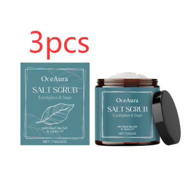 Sea Salt Body Scrub - Natural Exfoliating Skin Care for Face & Body