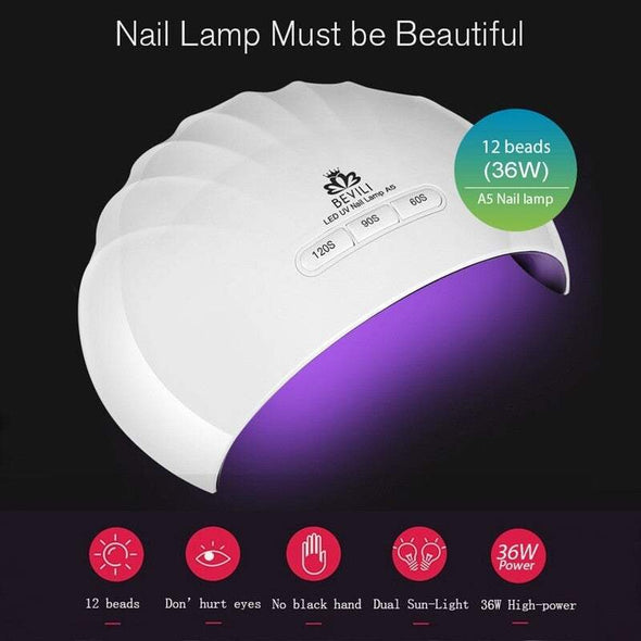Portable Nail Polish Dryer Lamp - USB & Electrical Outlet