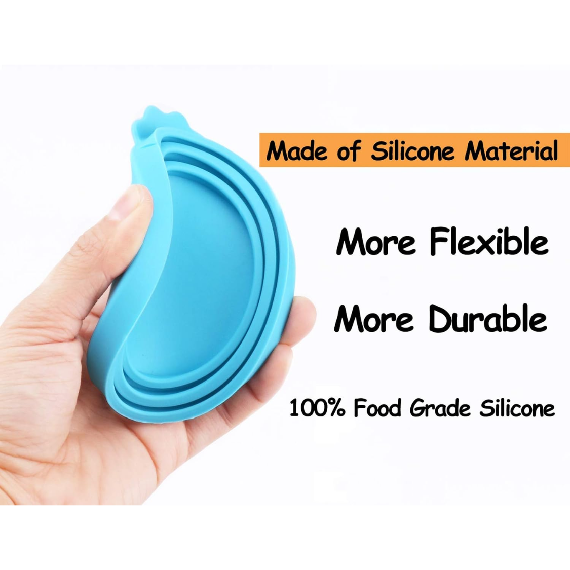 Silicone Pet Food Can Cover - Universal Can Lid for Dog and Cat Food