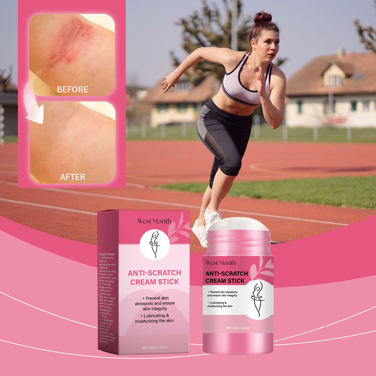 Body Anti-Scratch Moisturizing Stick 40g