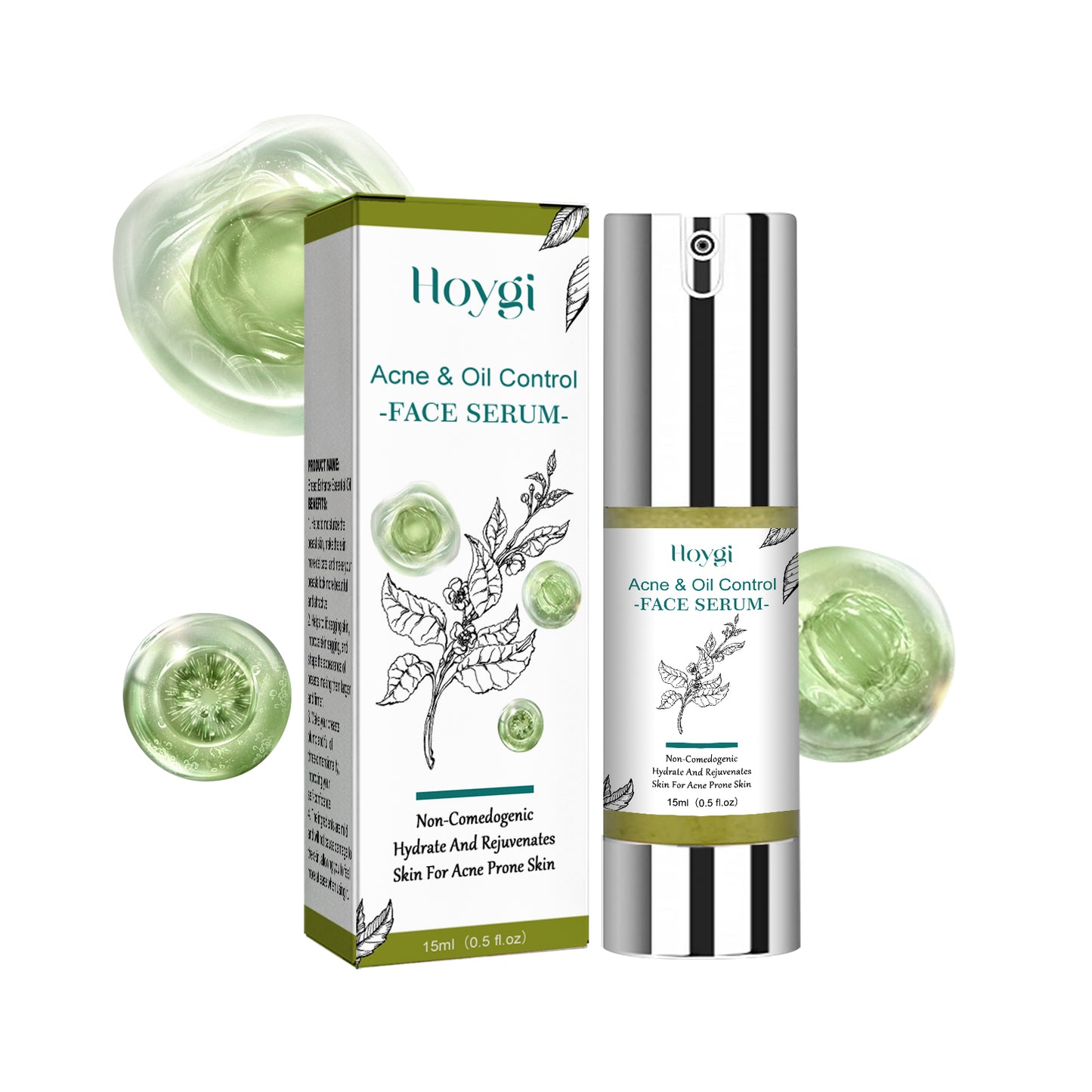 Tea Tree Oil Facial Serum - Pore Tightening & Acne Control Essence