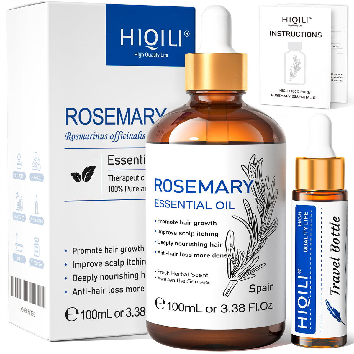 Essential Oil Plant Extract Massage Oil for Relaxation 100ml