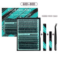 Natural False Eyelashes Clusters with Large Capacity - Non-Adhesive Eyelash Extensions