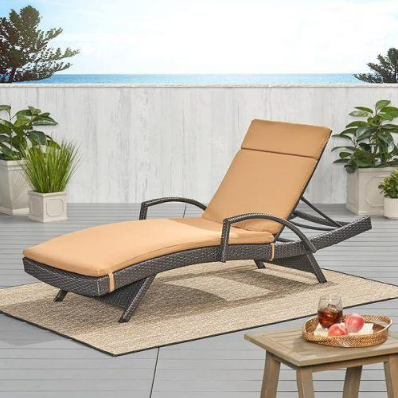 Salem Outdoor Lounge Chair Cushions - Set of 2, Weather-Resistant