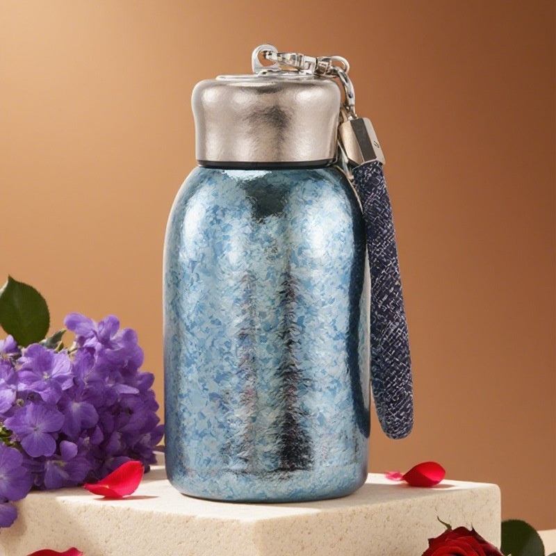 Small-Capacity Insulated Titanium Cup - Portable, Keeps Drinks Warm or Cold
