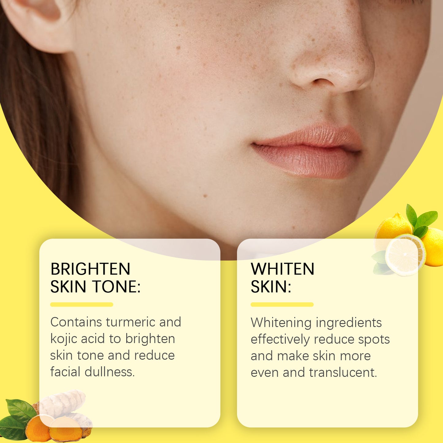 Turmeric Exfoliating Facial Cleansing Pads with Vitamin C & Lemon Extract