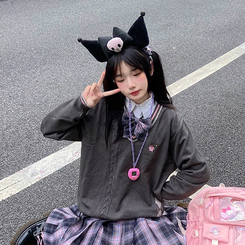 Cute Cartoon Headband - Black