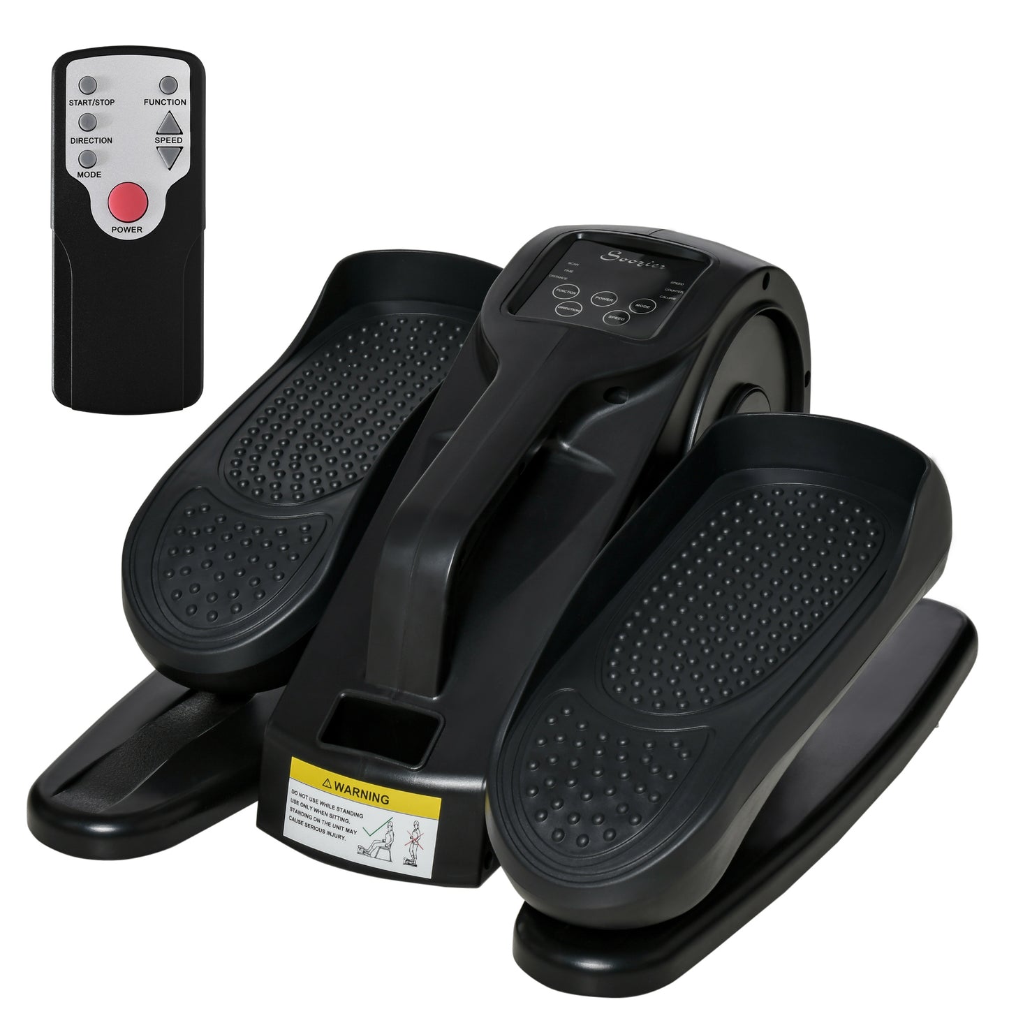 Under Desk Elliptical Machine with LCD Display & Remote Control
