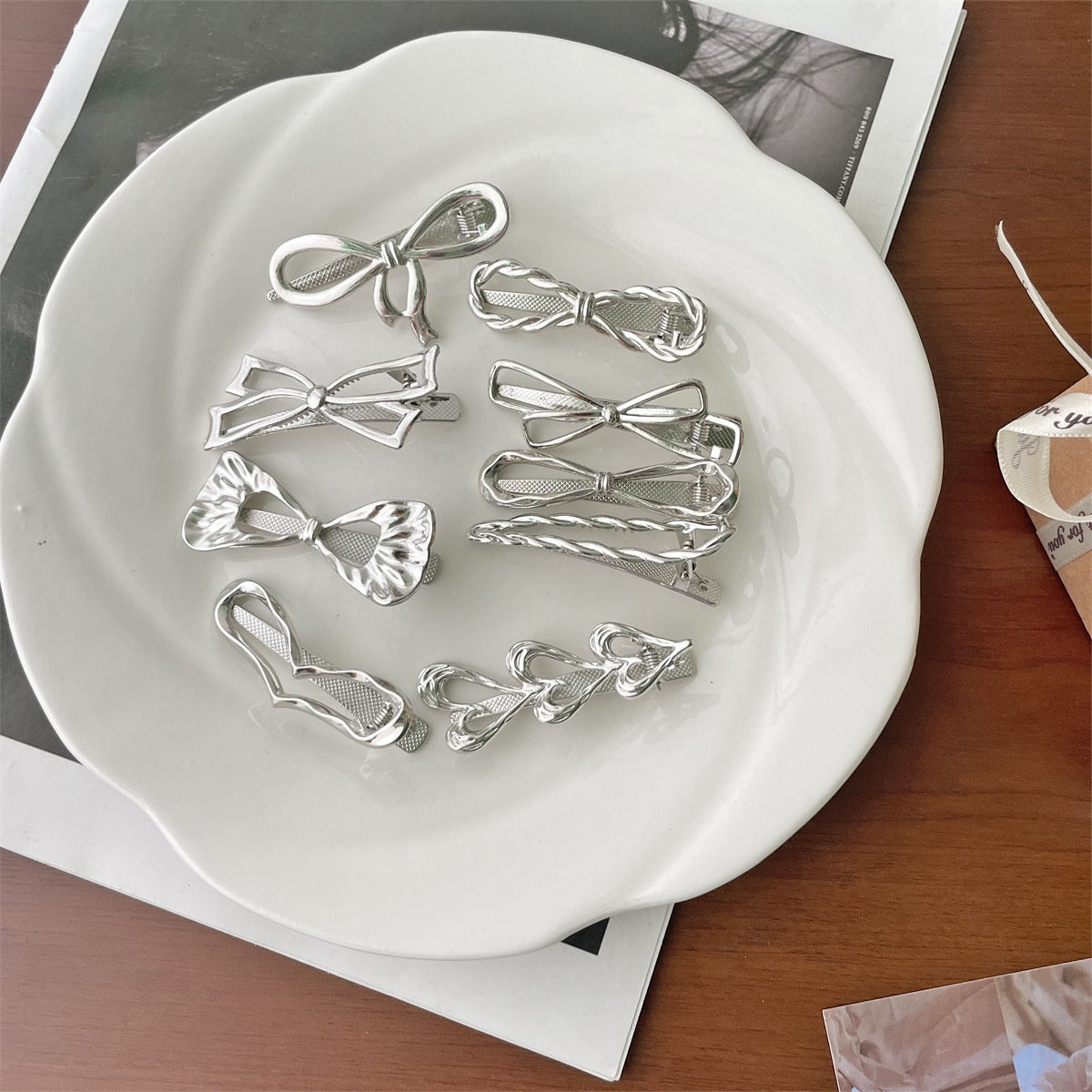 Decorative Bow Hair Clip - Multiple Styles