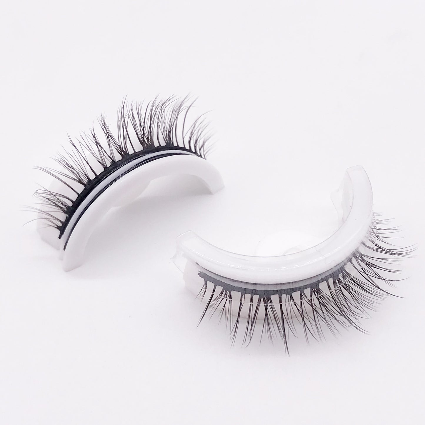 Self Adhesive False Eyelashes Reusable No Glue Natural & Long Styles