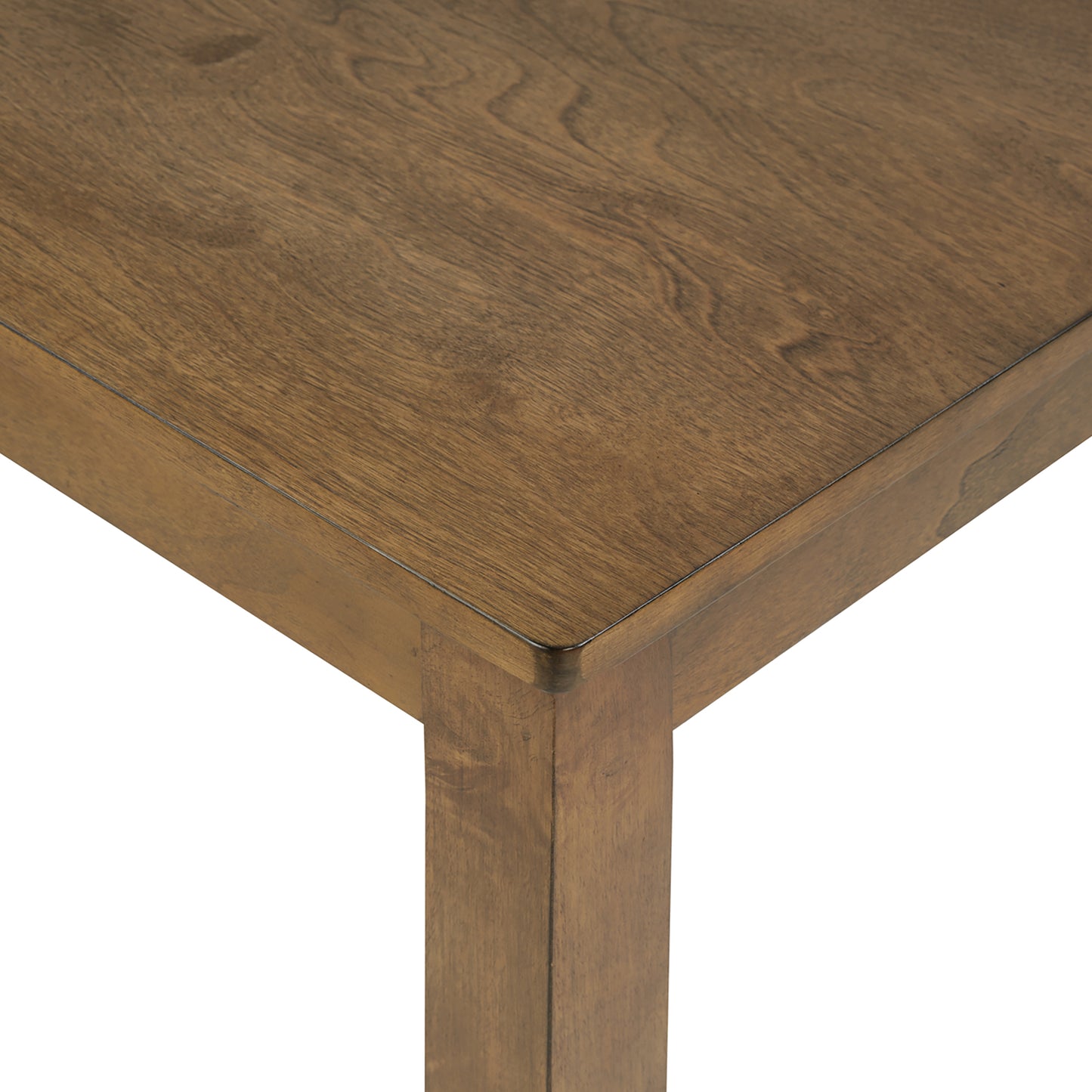 Compact Oak Square Dining Table - Seats 4, Easy Assembly