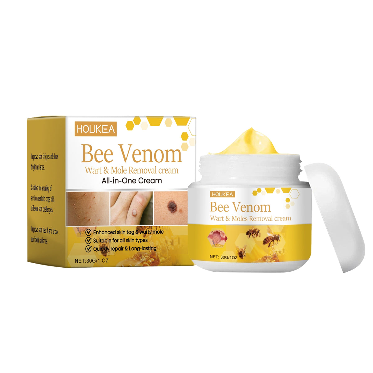 Wart and Mole Removal Cream - Natural Skin Care for Skin Blemishes 30g