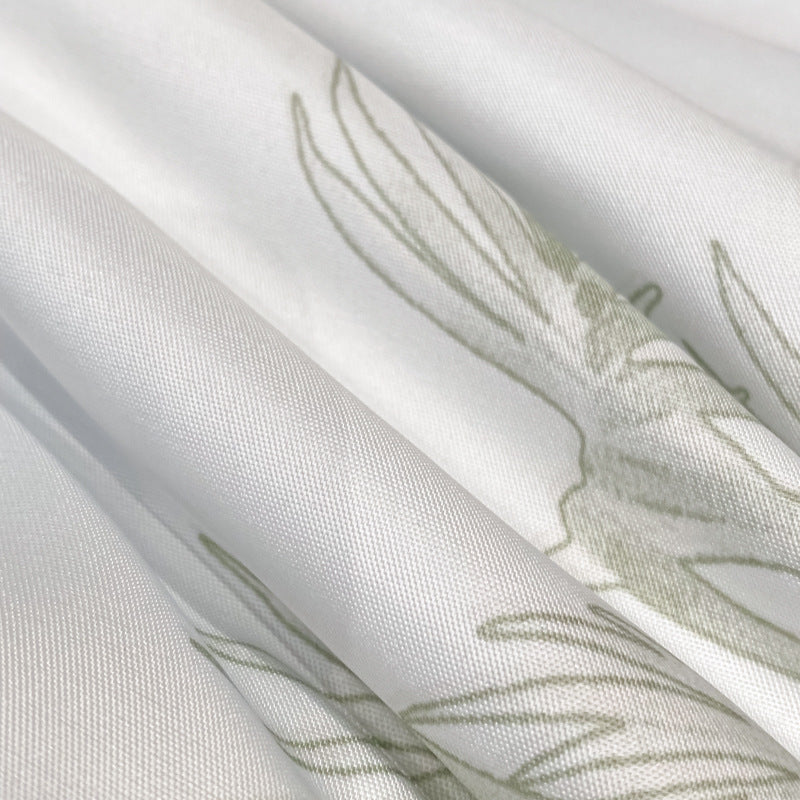 Washed Silk Summer Quilt Light Luxury Bedding Set - Multiple Sizes & Patterns