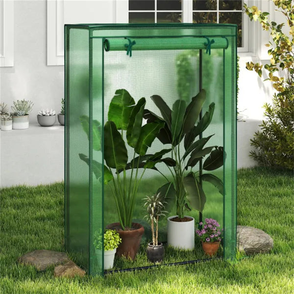 Portable Mini Greenhouse 39" x 20" x 59" - Tool-Free Assembly